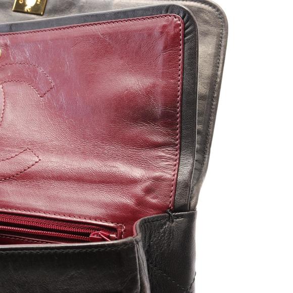 Chanel Matelasse W Flap Shoulder Bag Lambskin Black - Picture 5 of 9